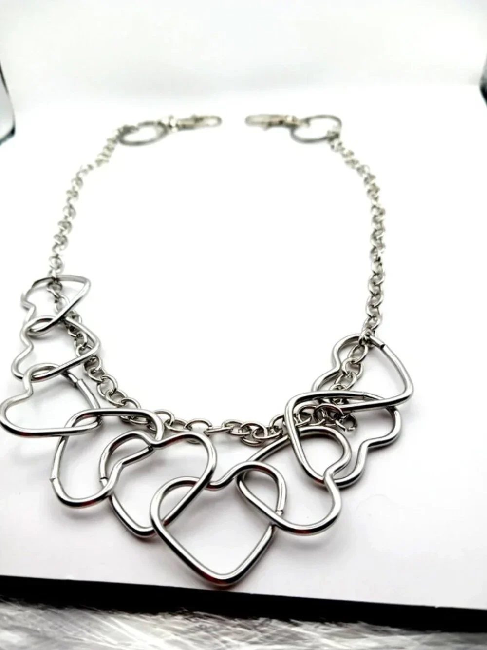 Large Multi Metal Heart Pants Or Wallet Chain 23